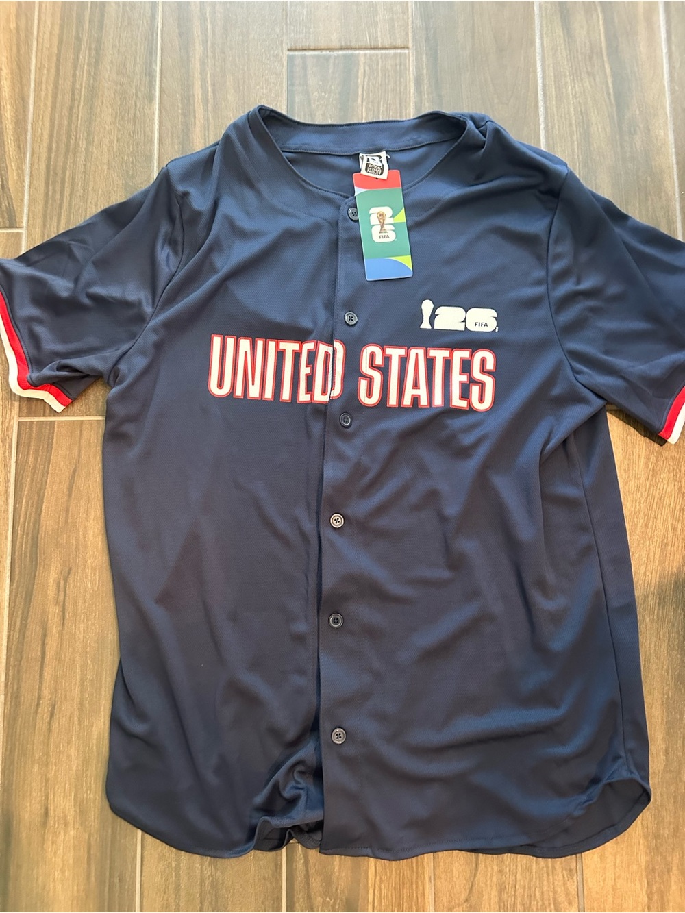 FIFA World Cup 2026 United States Navy Blue Soccer Shirt Jersey XL